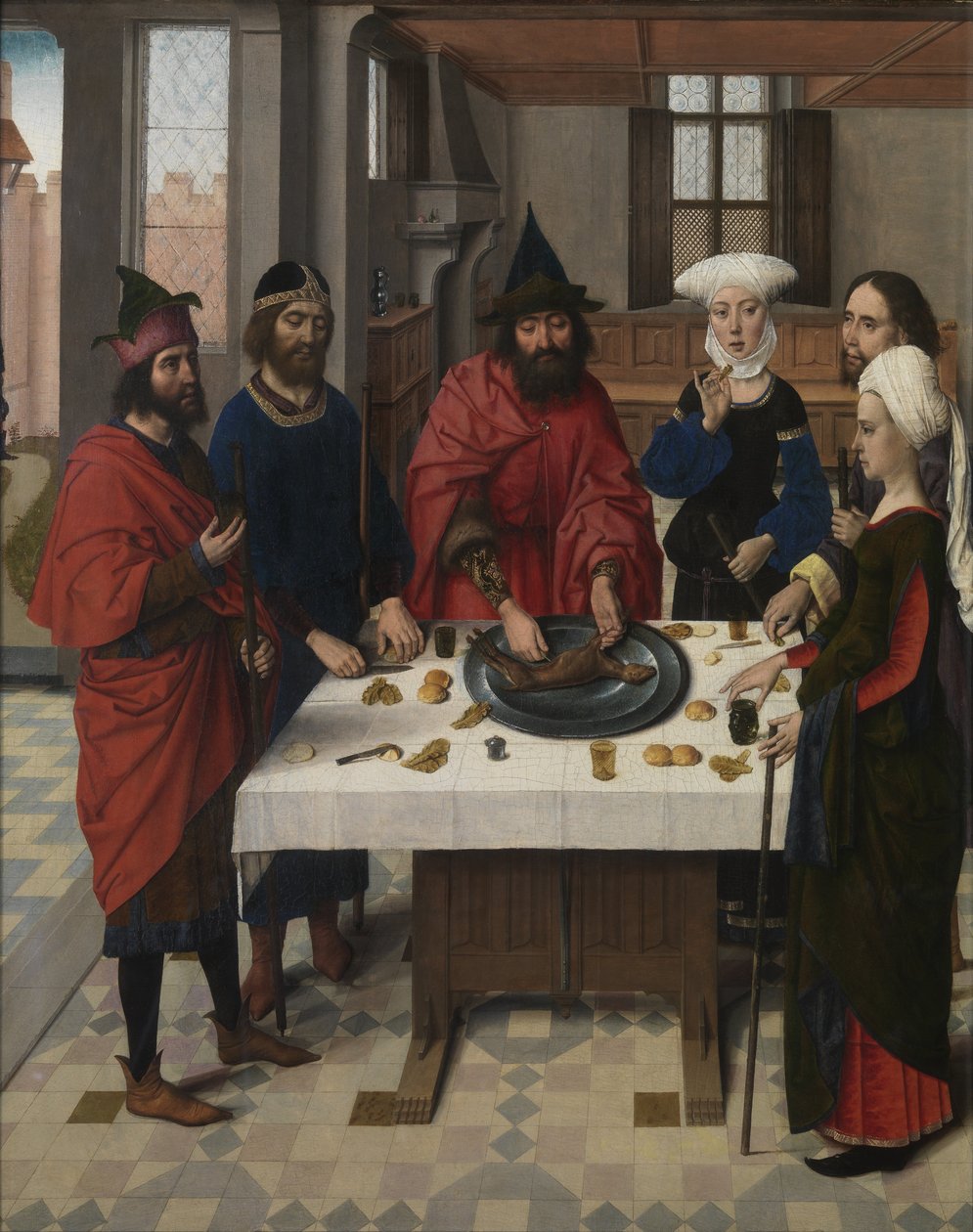 The Feast of the Passover by Dieric Bouts