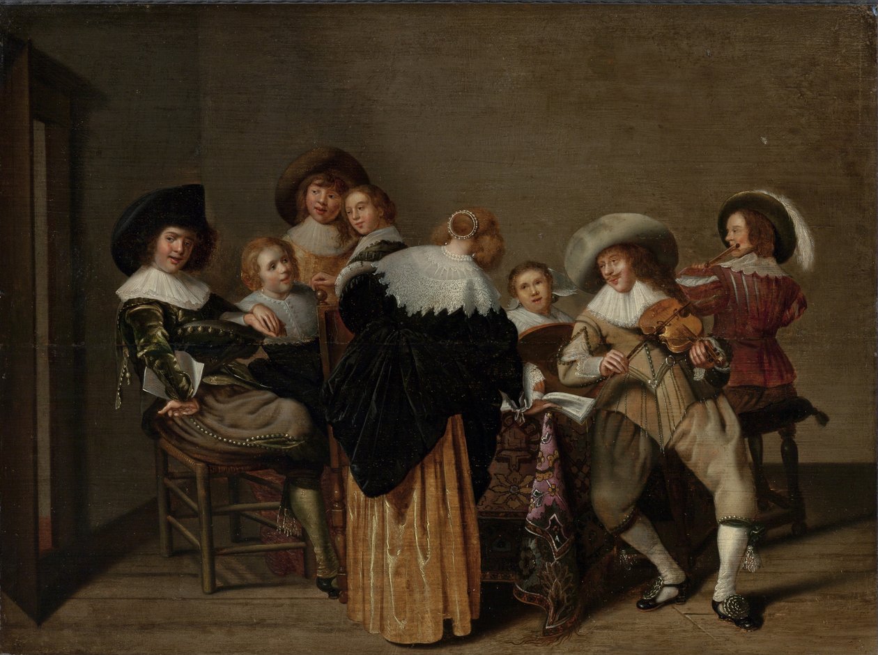 A Musical Party by Dirck Hals