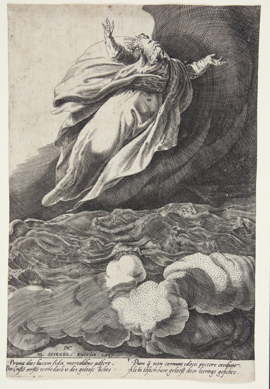 God Separates Light and Darkness by Dirck Volckertsz. Coornhert