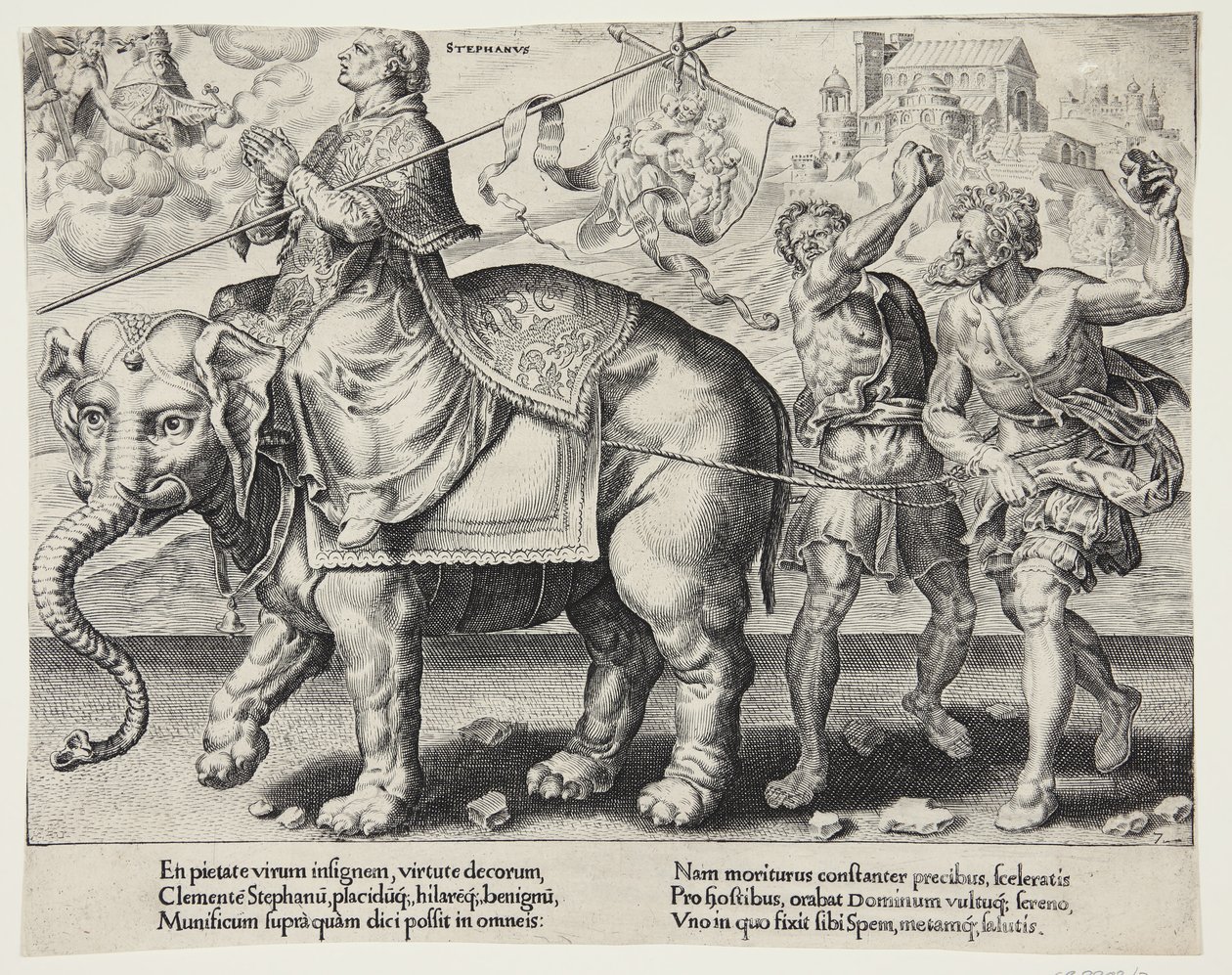 The Triumph of Stephen by Dirck Volckertsz. Coornhert