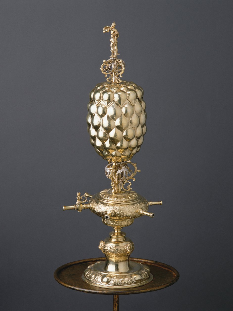 Parcel-gilt trick drinking cup, circa 1630 by Dirich Utermarke