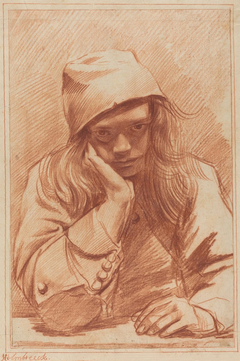 Self-Portrait by Dirk Theodor Helmbrecker