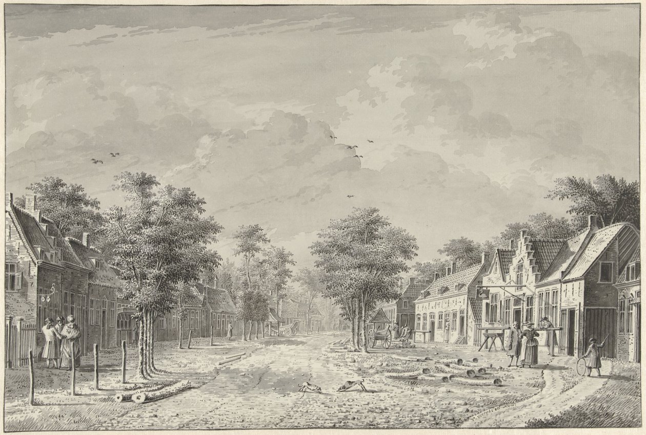 View of the Village of De Bilt by Dirk Verrijk