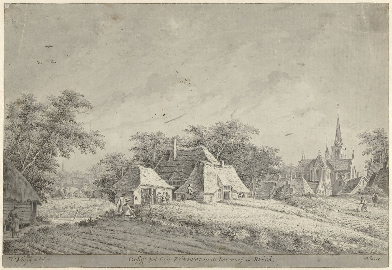 View of the Village of Zundert by Dirk Verrijk