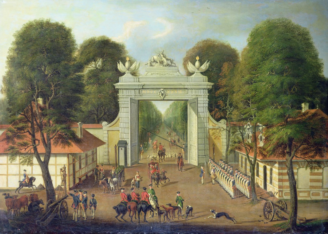 Sentry at the Jaegertor, Potsdam, c.1735 by Dismar Degen