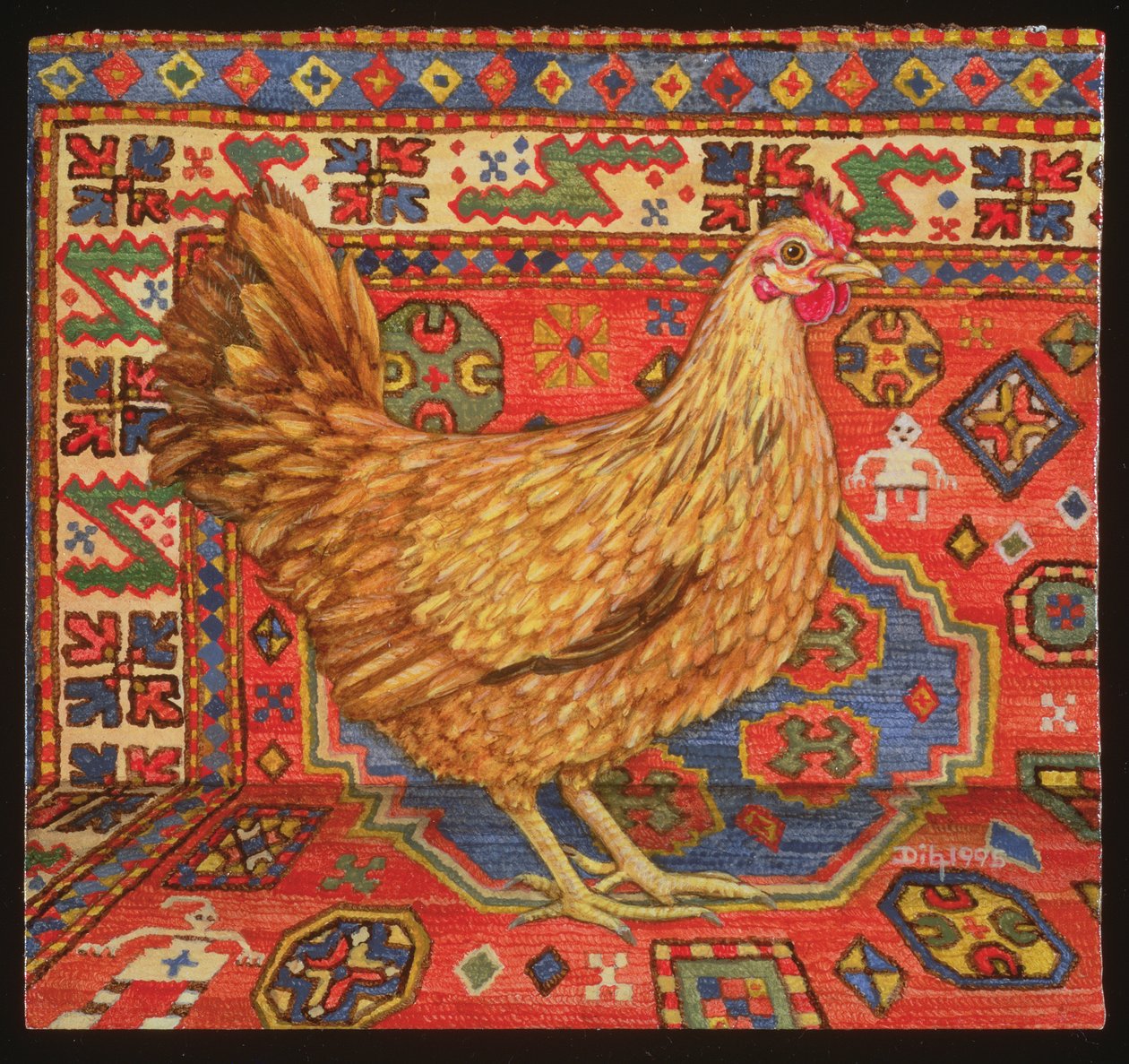 Brown Carpet Chicken by Ditz