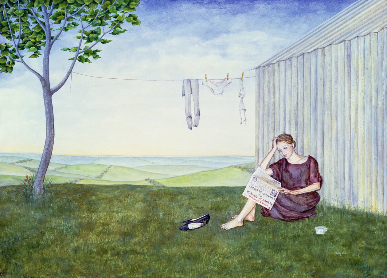 Girl in the Garden by Ditz