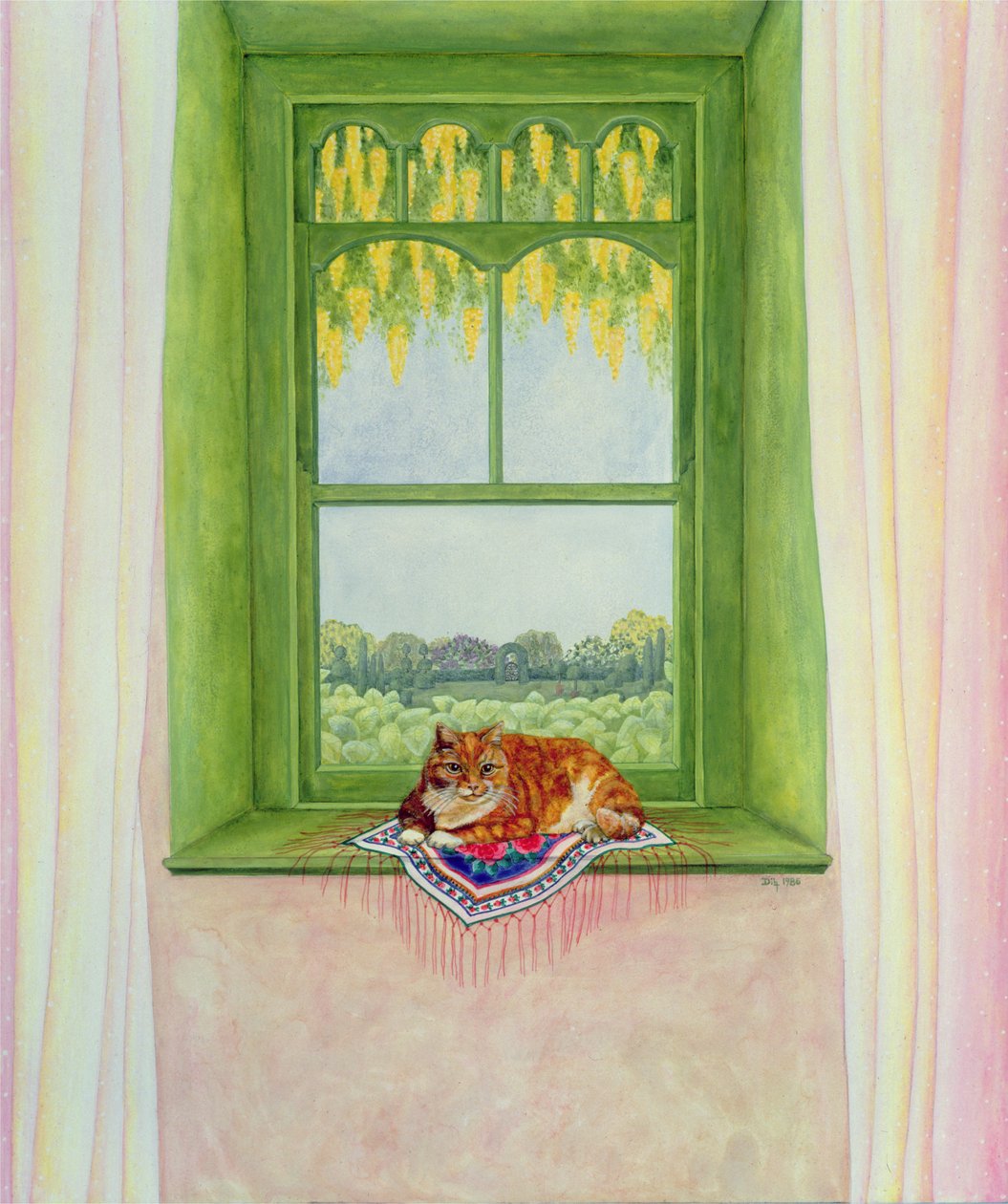 Laburnum Cat by Ditz