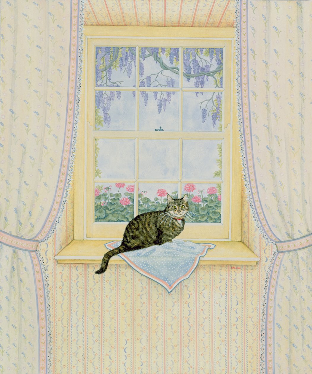 Wisteria Cat by Ditz