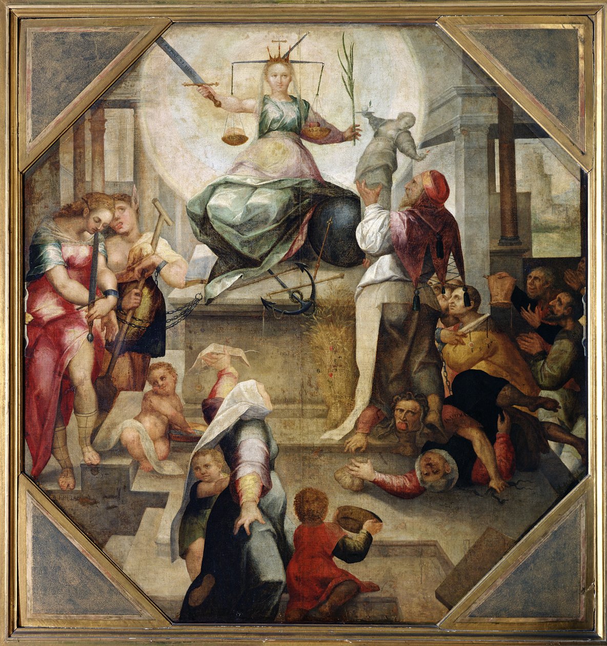 Justice by Domenico di Pace Beccafumi  