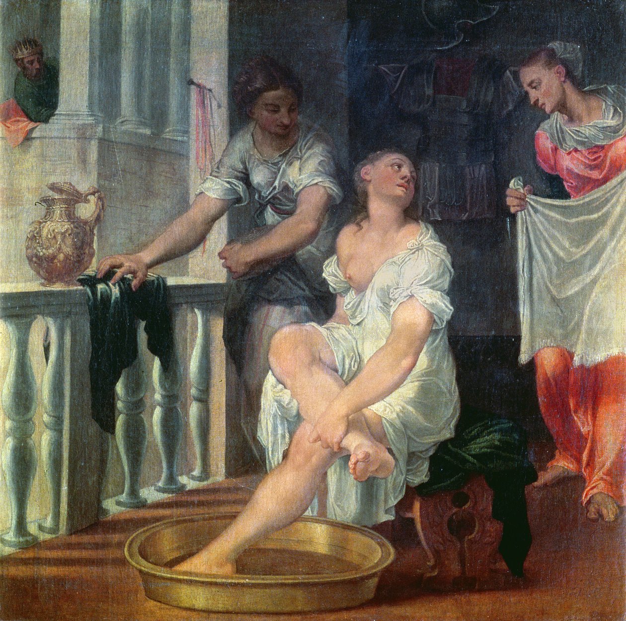 Bathsheba Bathing by Domenico Brusasorci