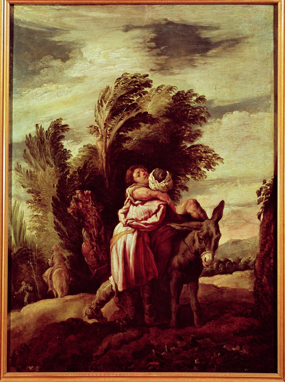 The Parable of the Good Samaritan by Domenico Fetti or Feti