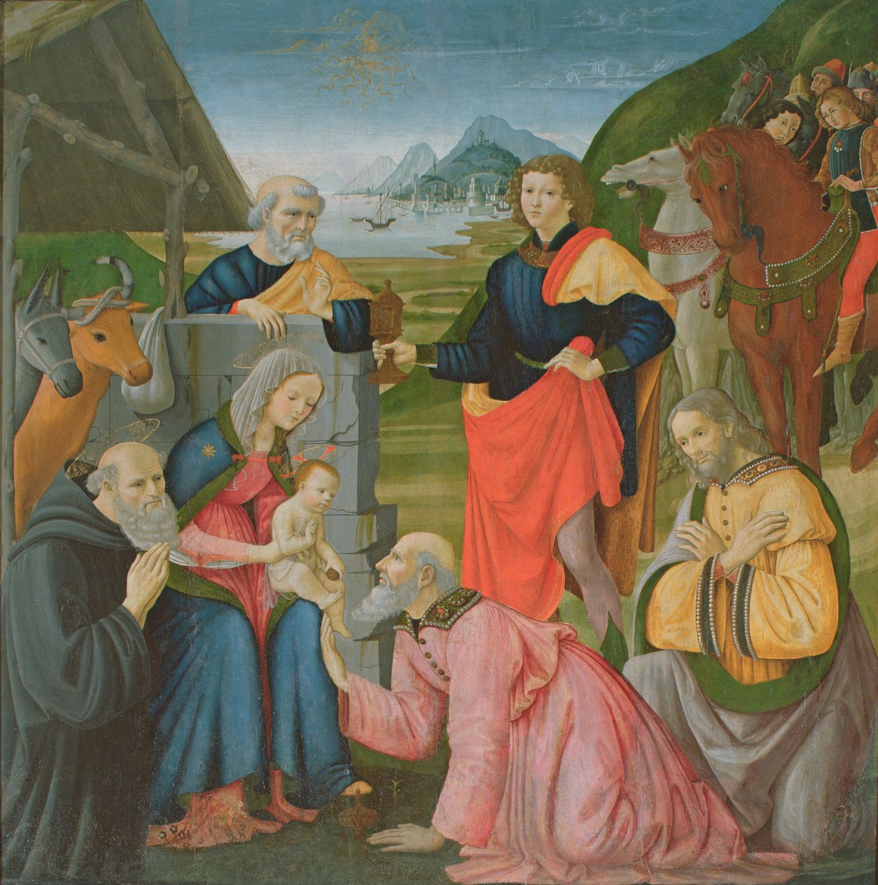 Adoration of the Magi by Domenico Ghirlandaio
