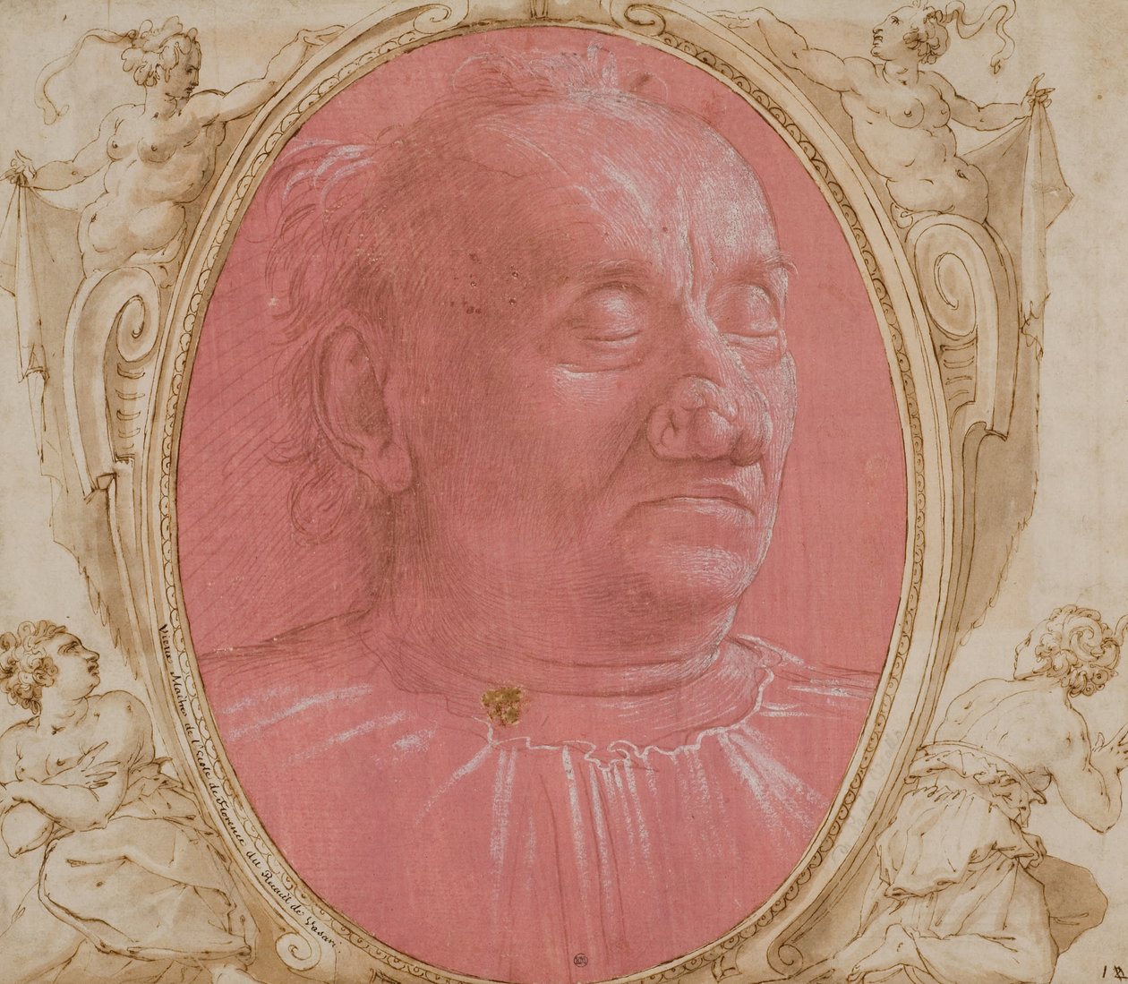 Head of an Old Man by Domenico Ghirlandaio