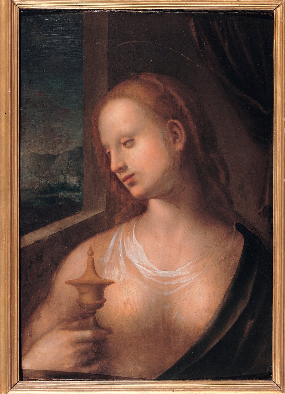 Magdalene with the Jar of Ointment by Domenico Puligo