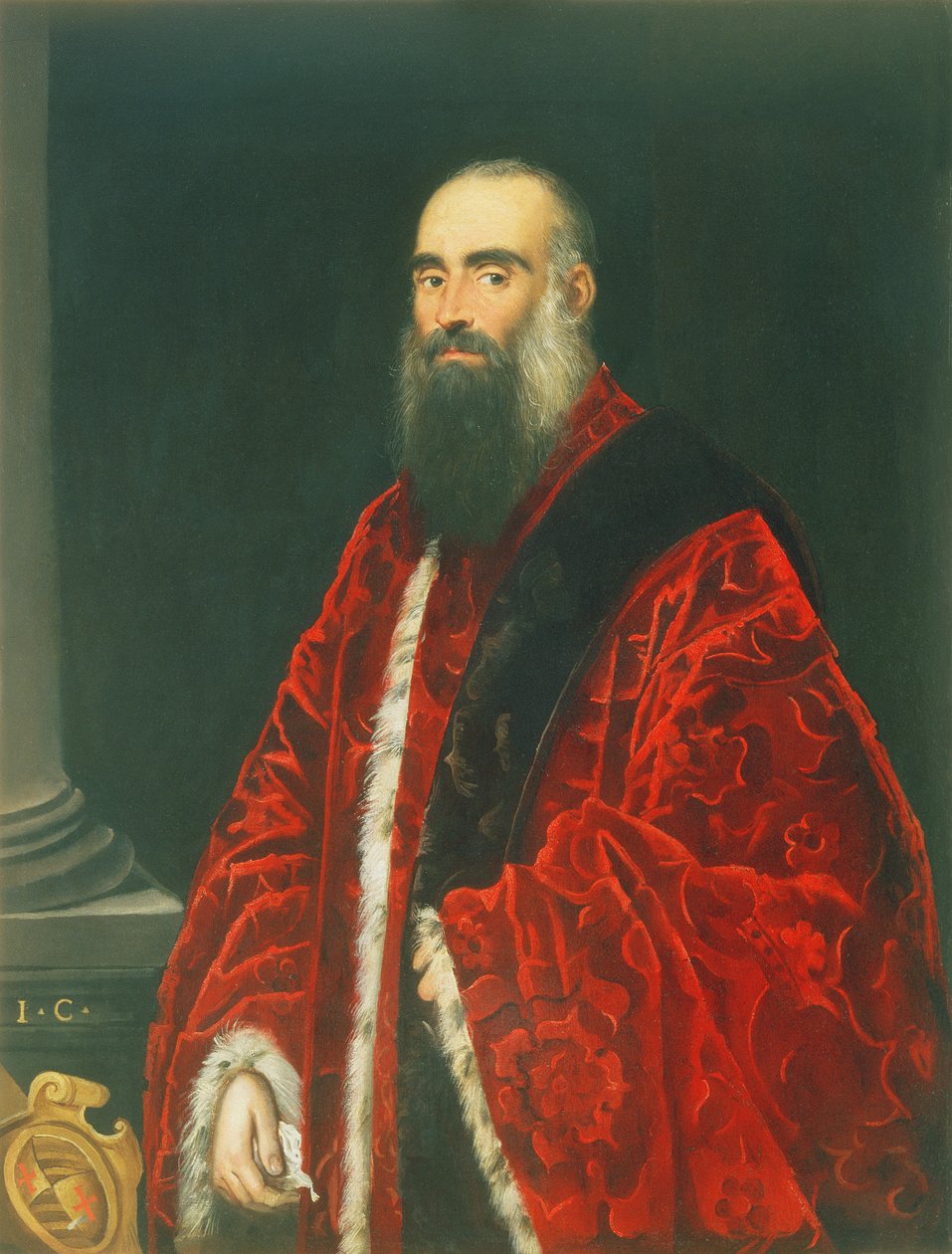 Portrait of a Contarini Procurator, Probably Giovanni Paolo Contarini by Domenico Robusti Tintoretto