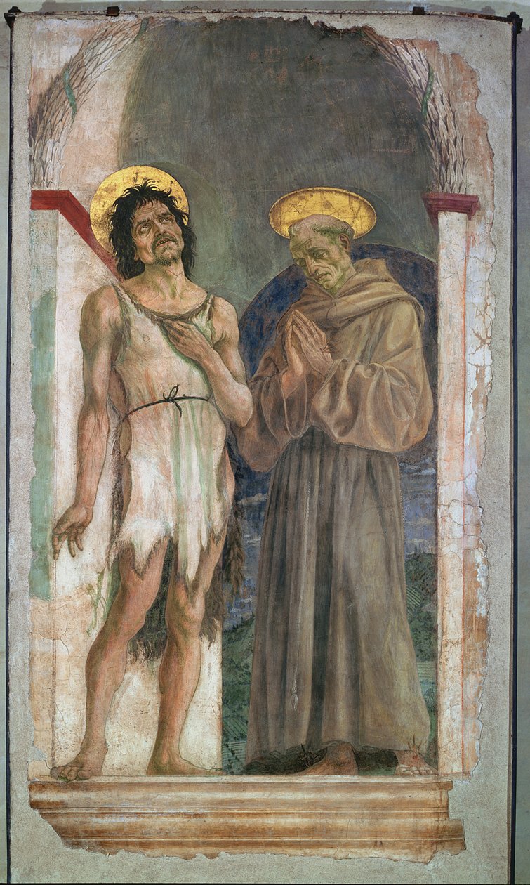 St. John the Baptist and St. Francis of Assisi by Domenico Veneziano