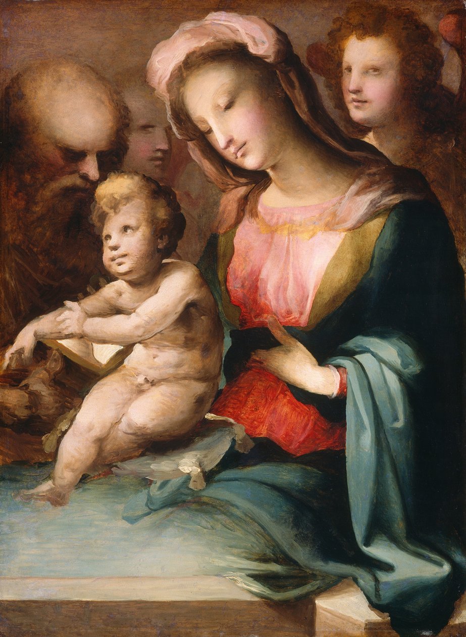 The Holy Family with Angels, c. 1545-1550 by Domenico Beccafumi