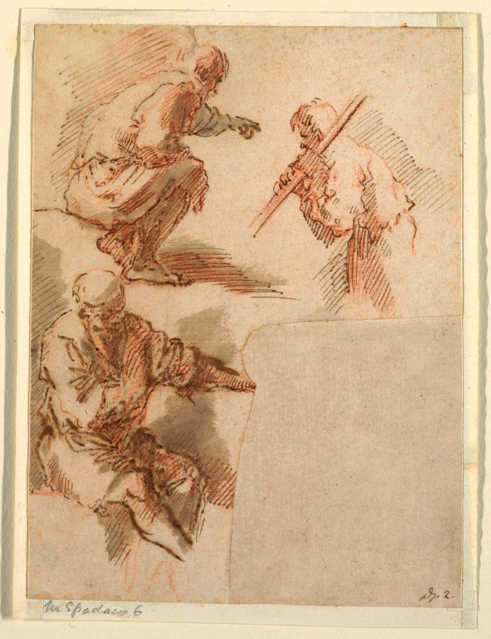 Three Men by Domenico Gargiulo, called Micco Spadaro