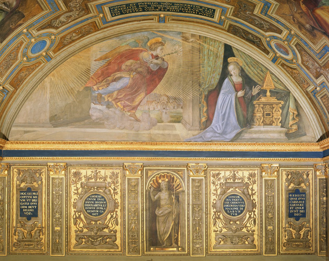 The Annunciation by Domenico Ghirlandaio