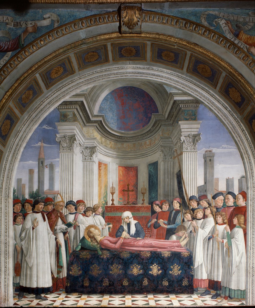 The Funeral of Saint Fina by Domenico Ghirlandaio