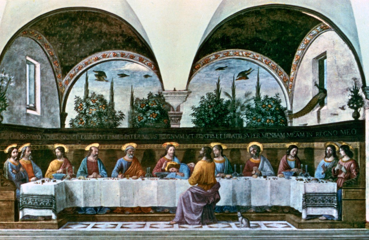 The Last Supper by Domenico Ghirlandaio