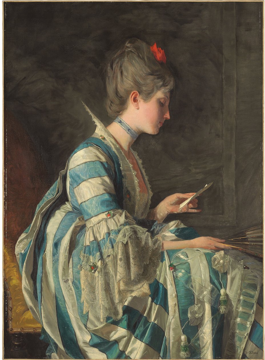The Letter by Domenico Induno