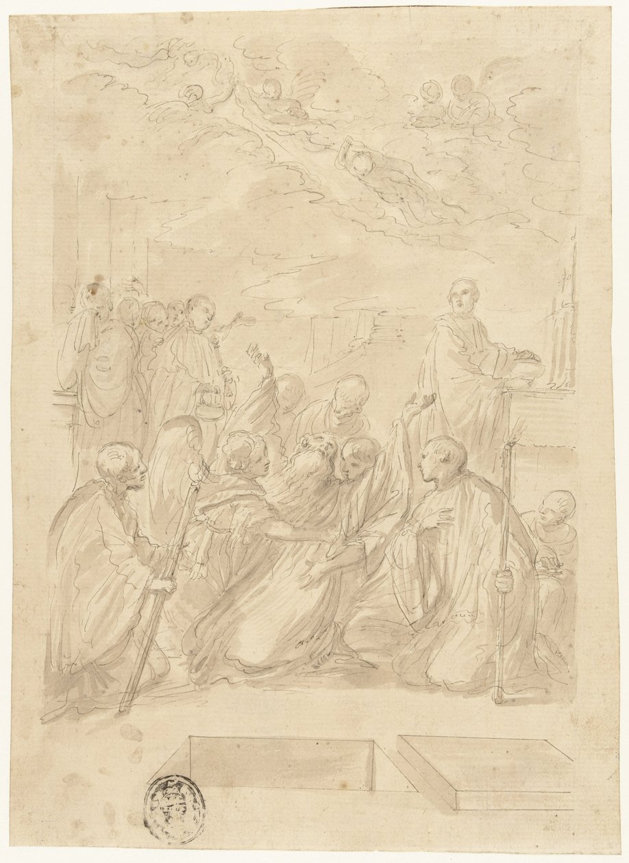 The Death of Saint Benedict by Domenico Maria Canuti
