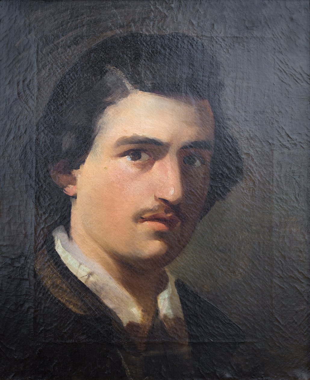 Self Portrait at Nearly Twenty by Domenico Morelli