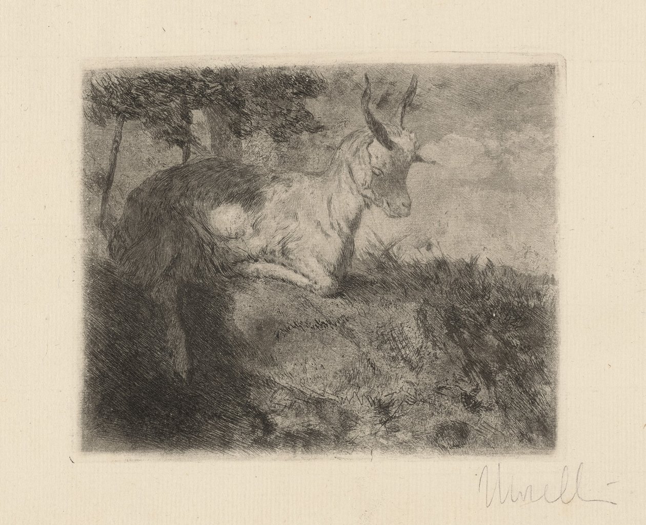 The Little Goat (La capretta) by Domenico Morelli