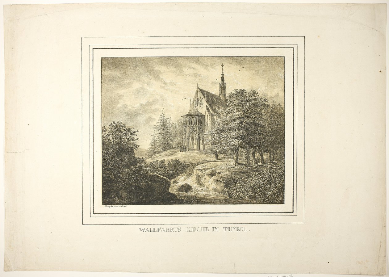 Church of the Pilgrimage in the Tyrol by Domenico Quaglio