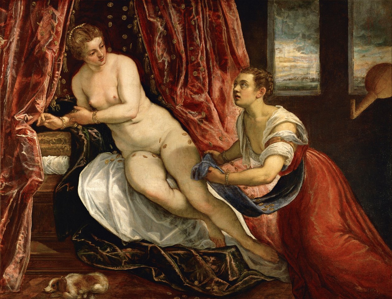 Danae by Domenico Robusti Tintoretto