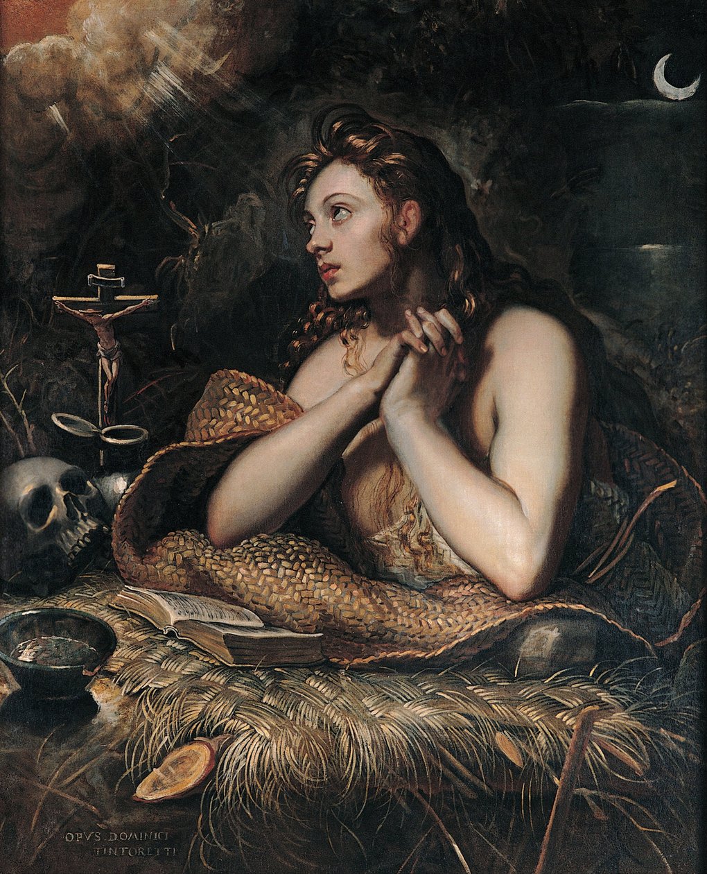 The Penitent Magdalene by Domenico Robusti Tintoretto
