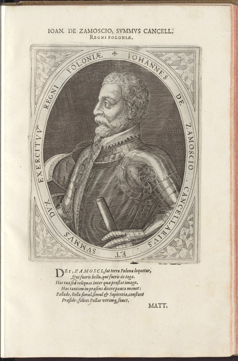Hetman Jan Zamoyski by Dominicus or Custodis Custos