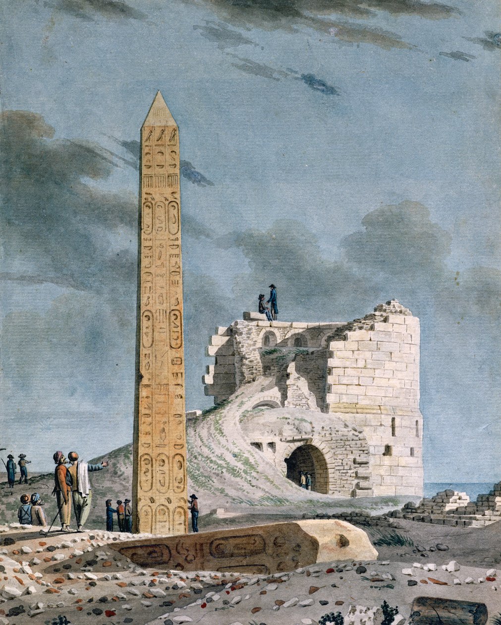 Obelisk of Cleopatra by Dominique Vivant Denon