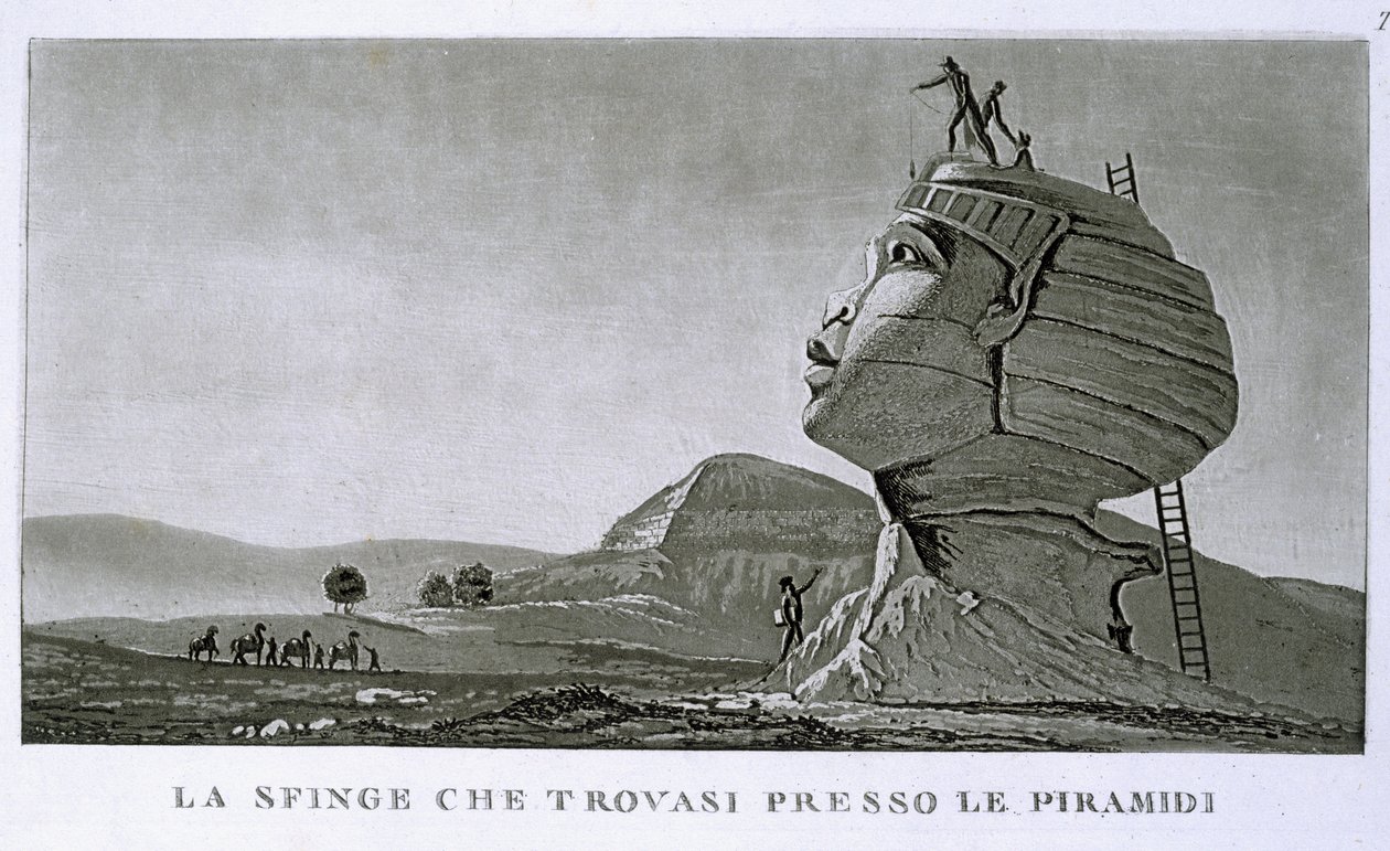 The Sphinx at Giza, from 