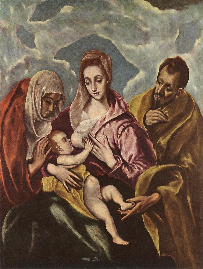 Holy Family with St. Anne by El Greco