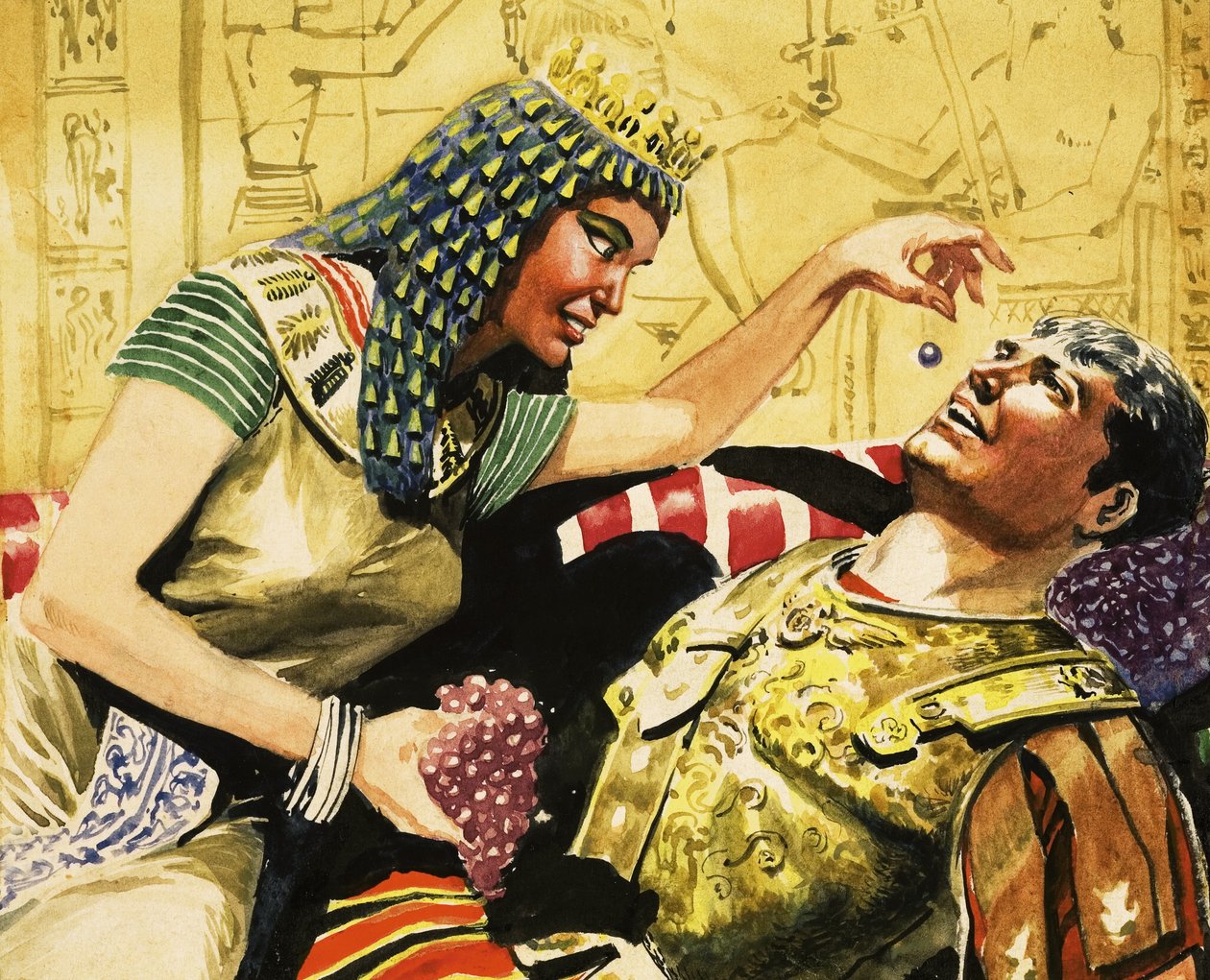 Cleopatra and Caesar by Don Lawrence