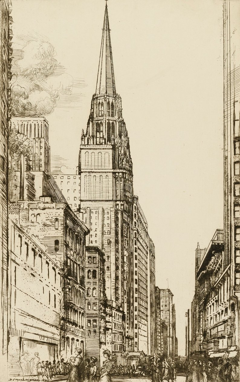 Chicago, the Cathedral by Donald Shaw MacLaughlan