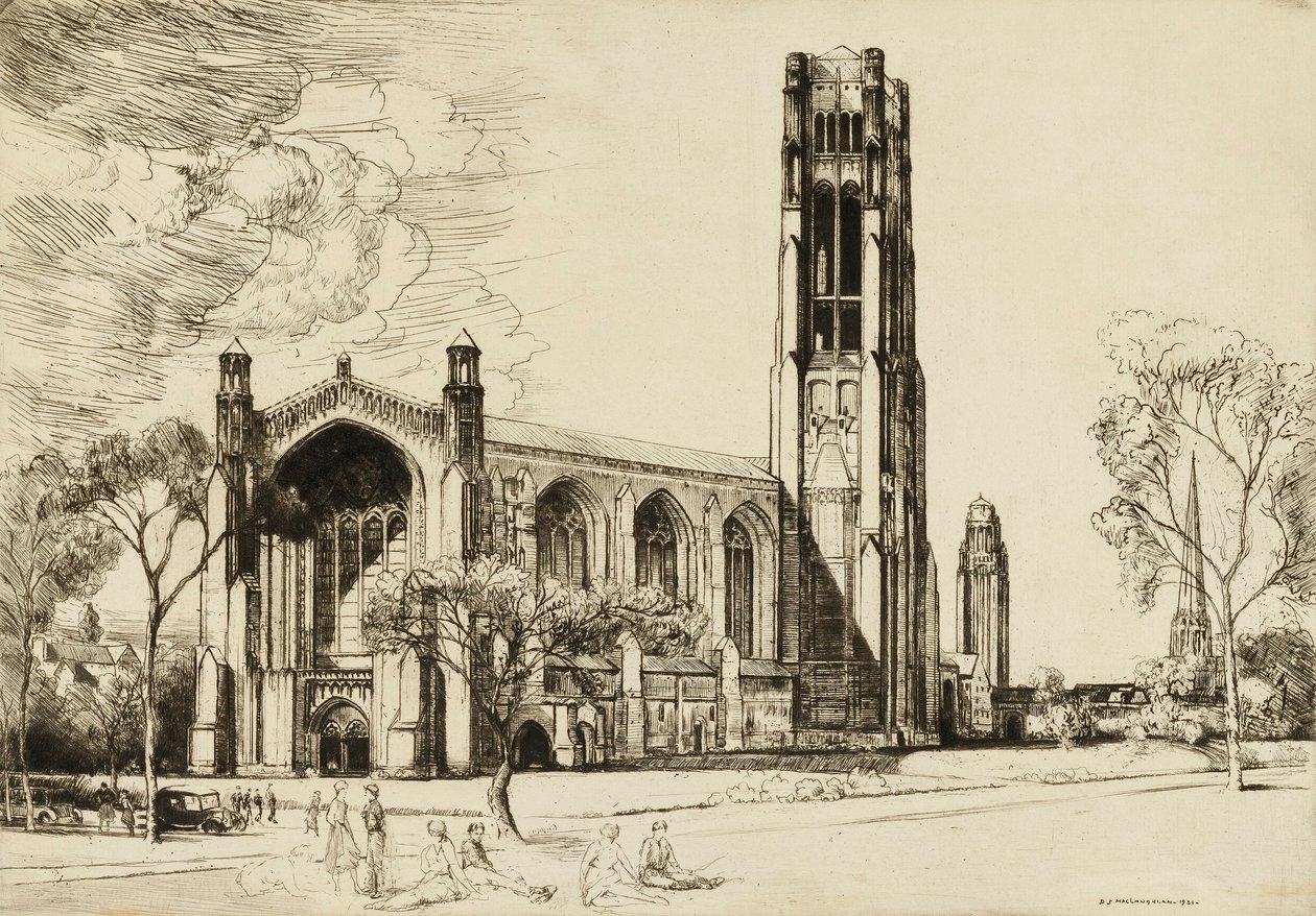 Chicago, the Chapel by Donald Shaw MacLaughlan