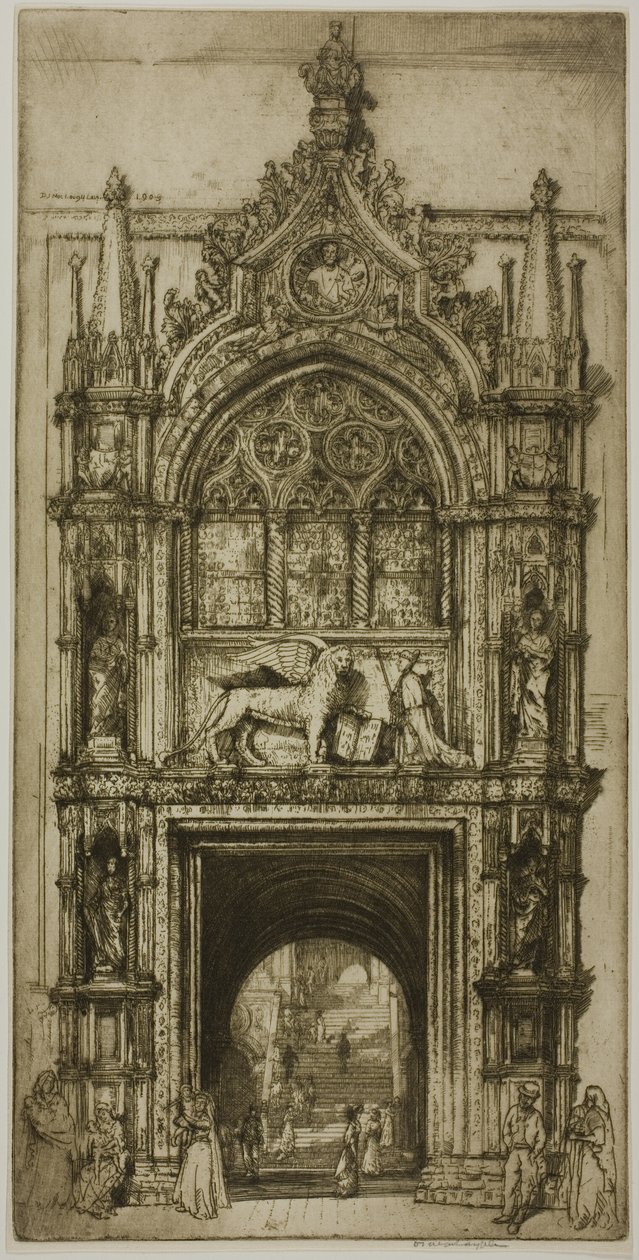 Doorway of the Doges, Venice by Donald Shaw MacLaughlan
