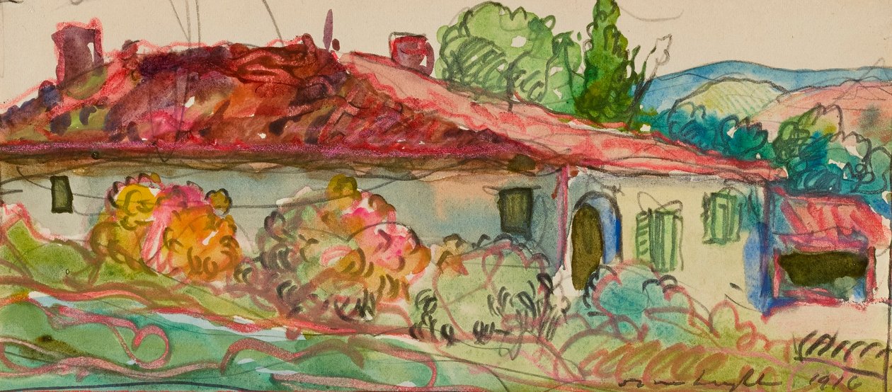 Farm near Albi by Donald Shaw MacLaughlan