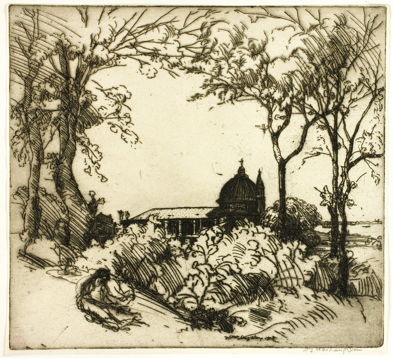 Idyll, Venice by Donald Shaw MacLaughlan