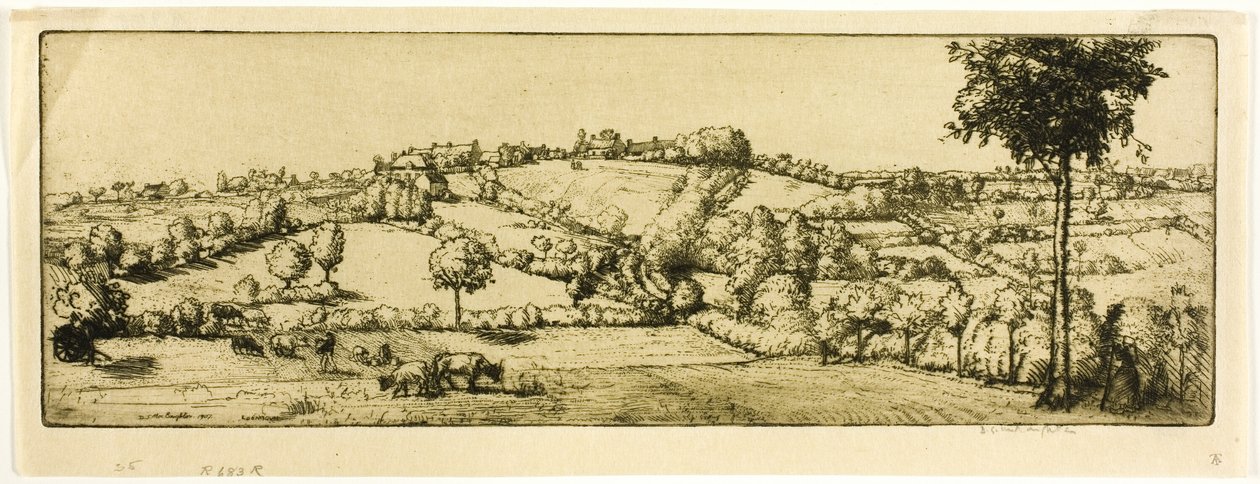 Landscape, Brittany by Donald Shaw MacLaughlan