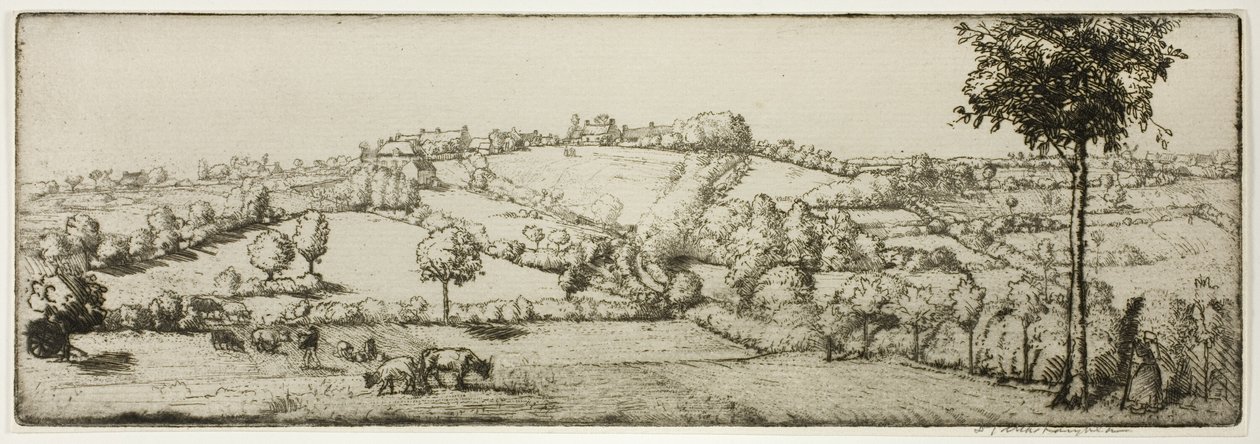 Landscape, Brittany by Donald Shaw MacLaughlan