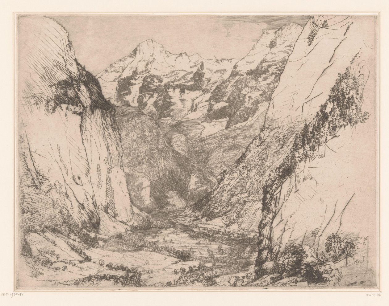 Lauterbrunnen Valley by Donald Shaw MacLaughlan