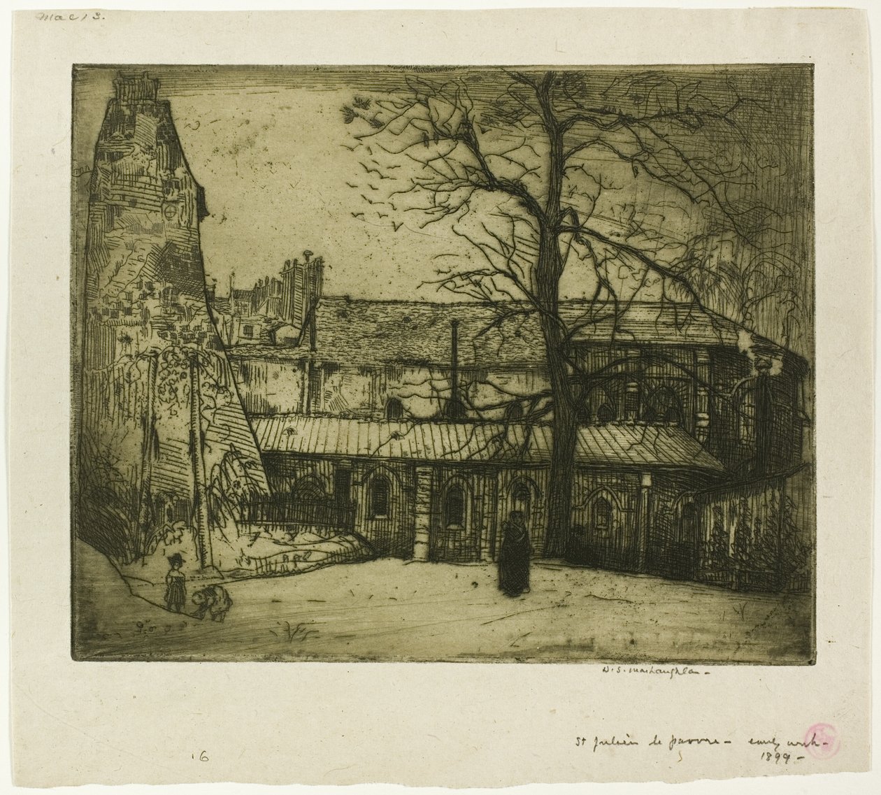 St. Julien-le-Pauvre by Donald Shaw MacLaughlan