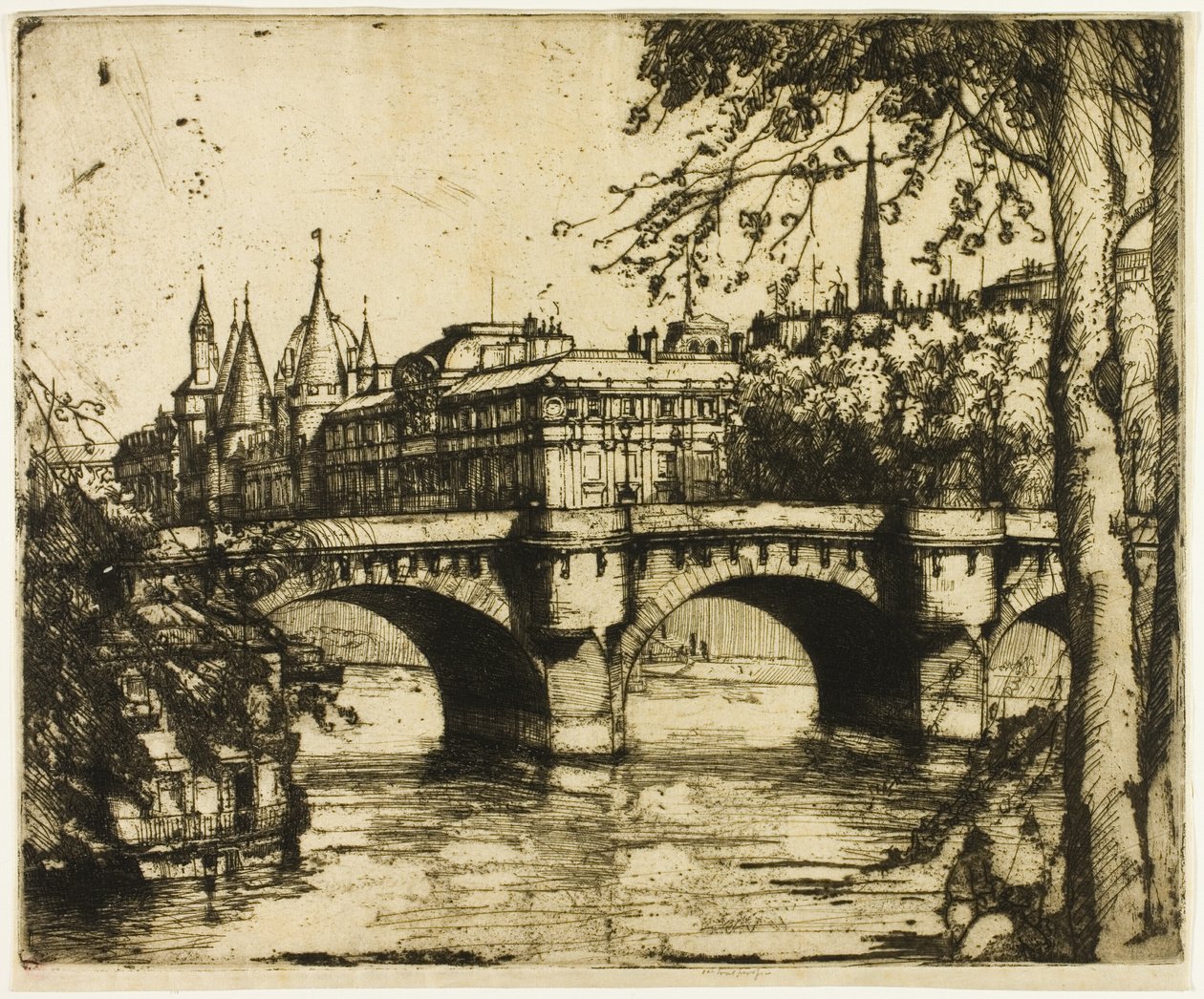 The Conciergerie, Paris by Donald Shaw MacLaughlan