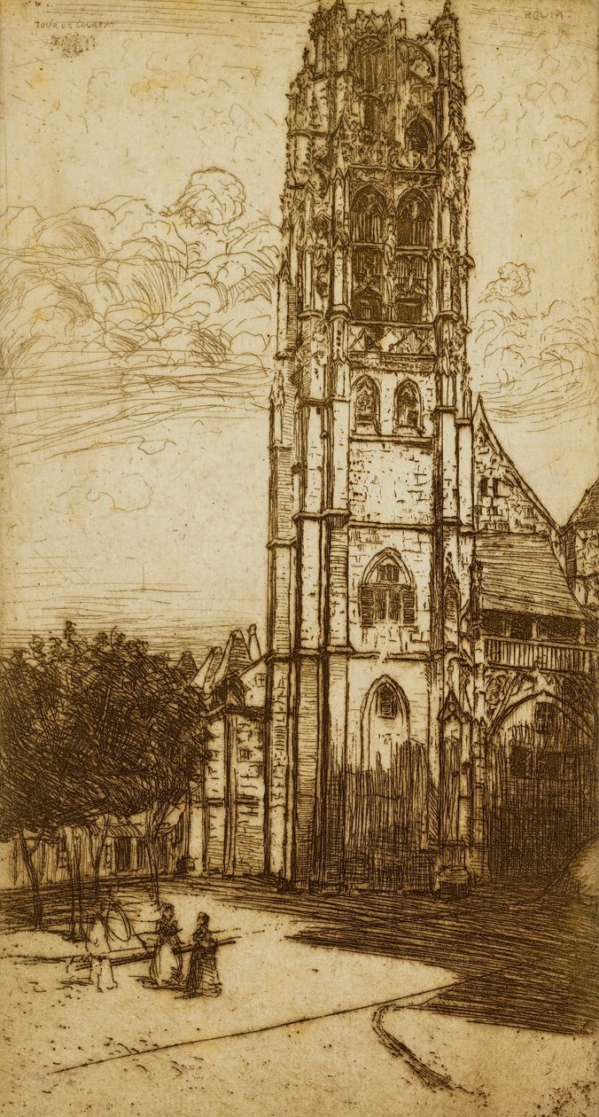 Tour St. Laurent, Rouen by Donald Shaw MacLaughlan