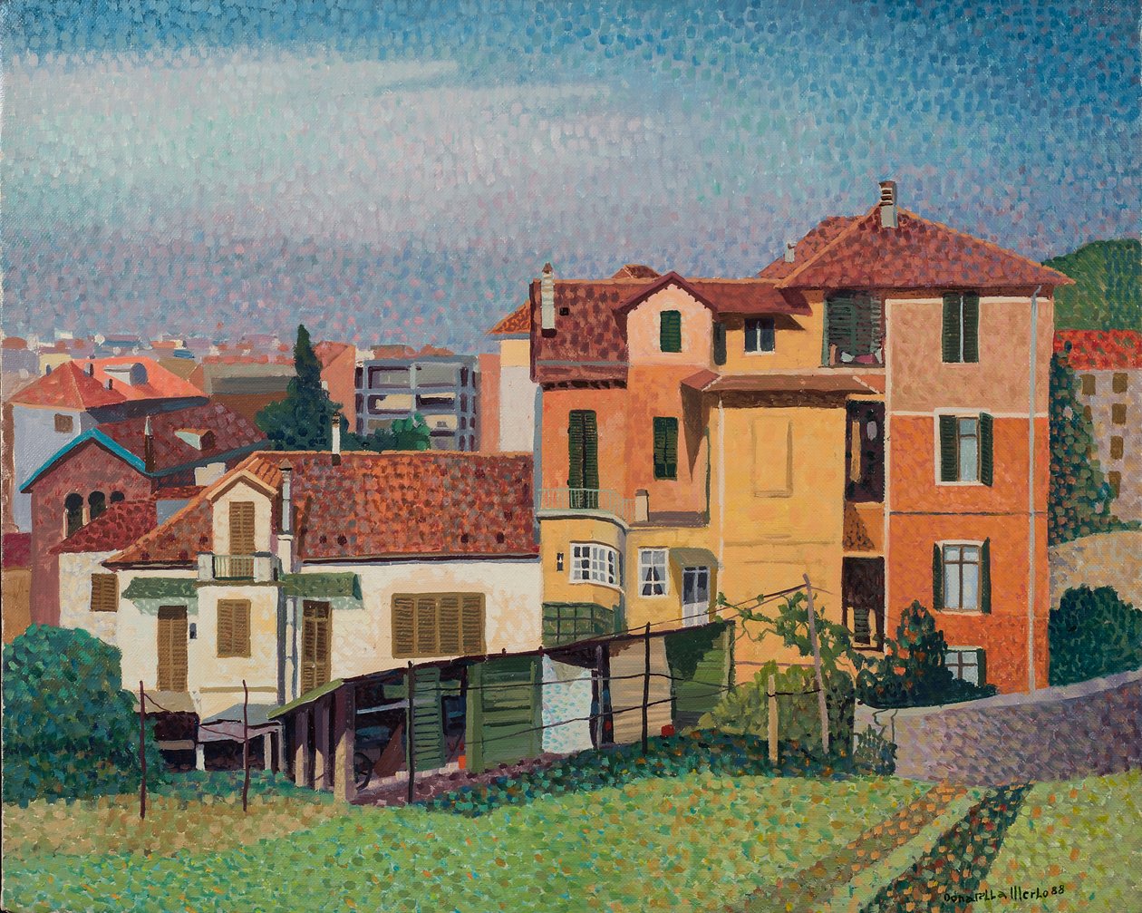 Houses in the hills by Donatella Merlo